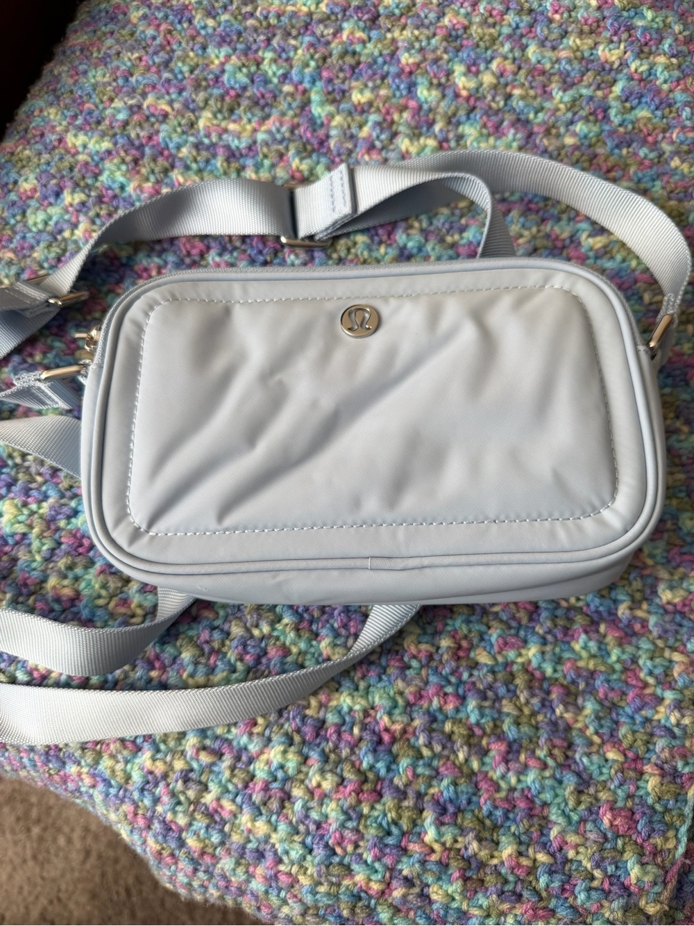 lululemon athletica periwinkle Crossbody Bag